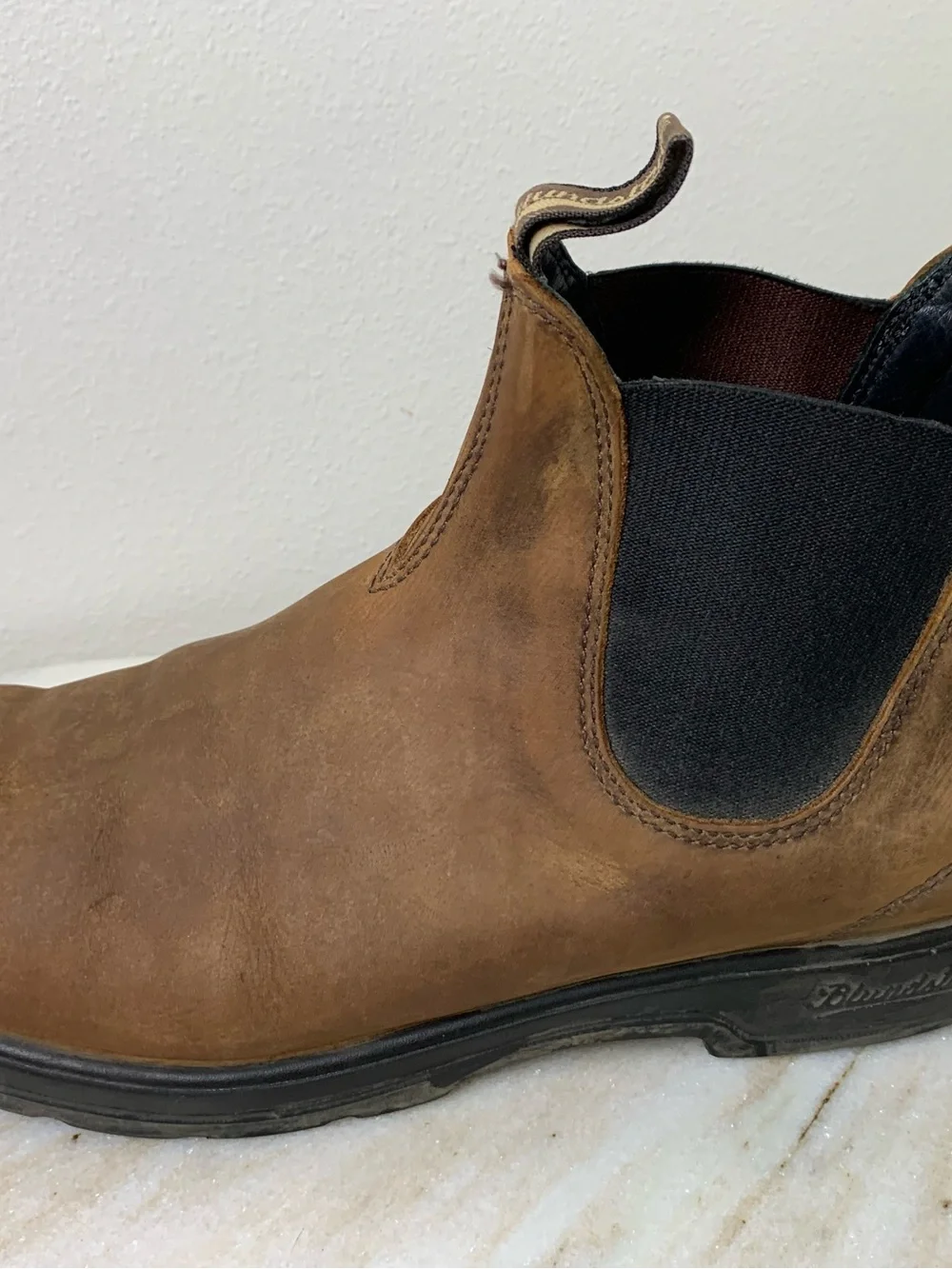 Blundstone boots Chelsea sz 11 men’s brown leather pull on